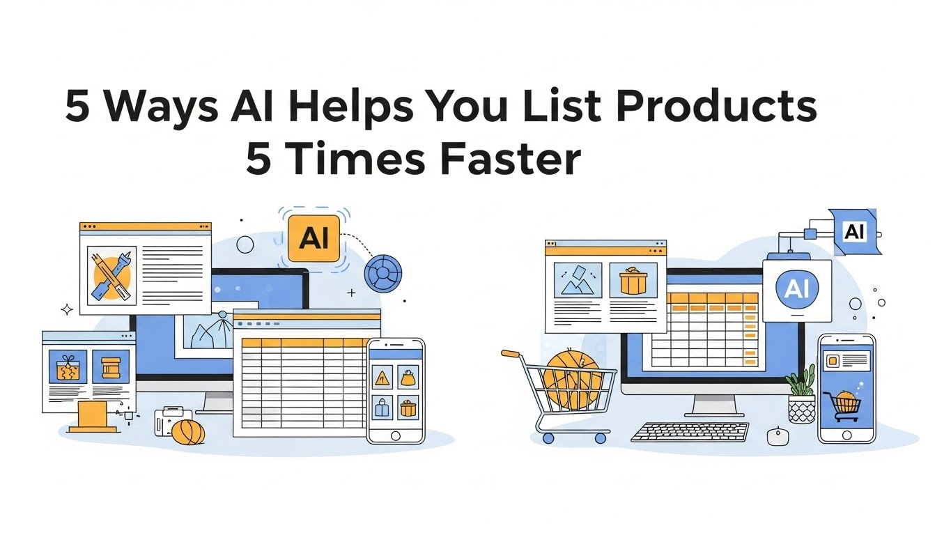 5 Ways AI Helps You List Products 5× Faster