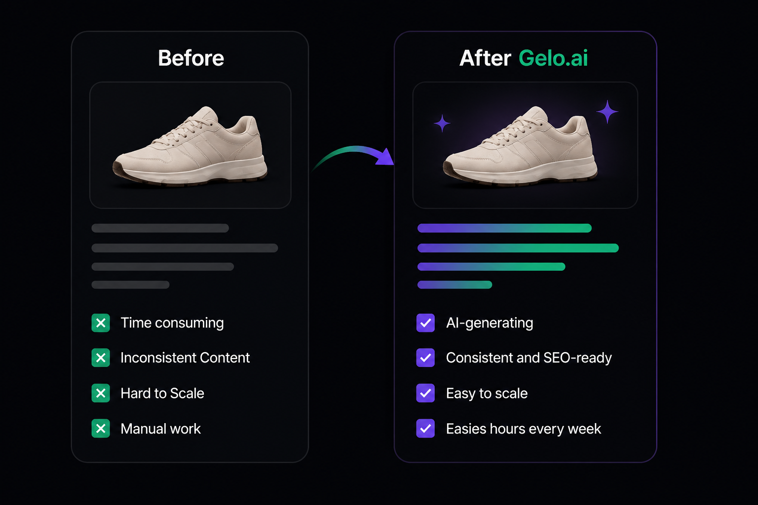 before and after pics to  description